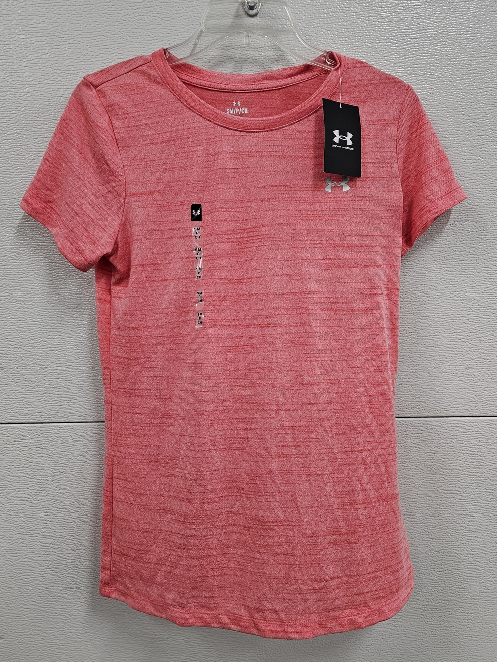 Under Armour Women’s Coral Heather Short Sleeve Performance Tee